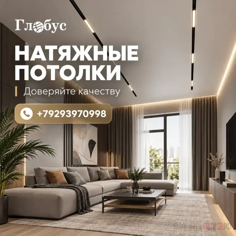 Стильные натяжные потолки у вас дома