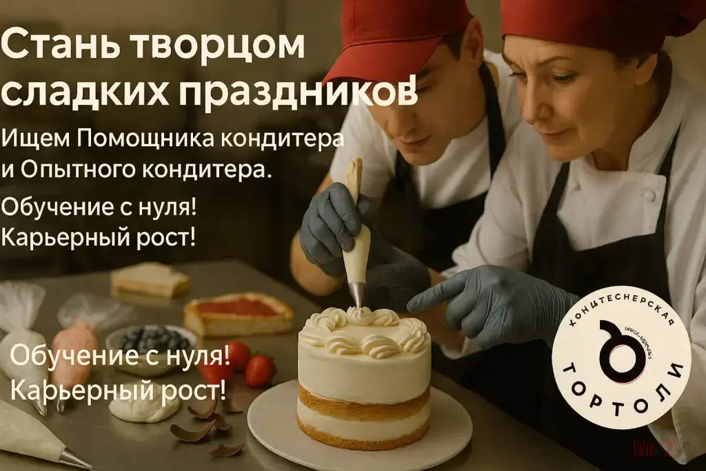 Стань творцом сладких праздников! Кондитерский цех Тортоли