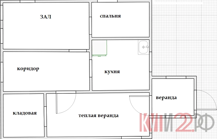 Дом, 50 м², Поселения (ИЖС), 40 сот