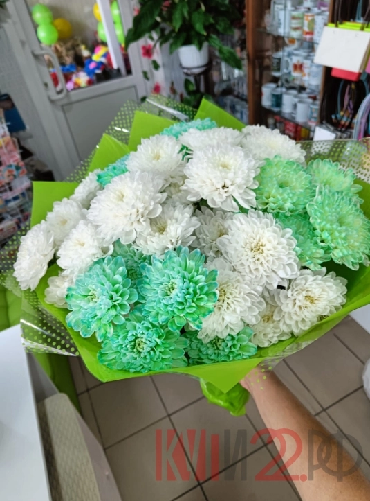 Букет из микс хризантем