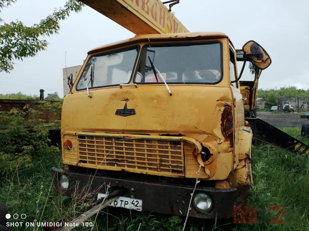 Кран на базе МАЗ, на з-части или под восстановление