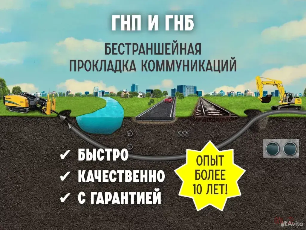 Водопровод. Канализация. Прокладка труб методом ГНБ