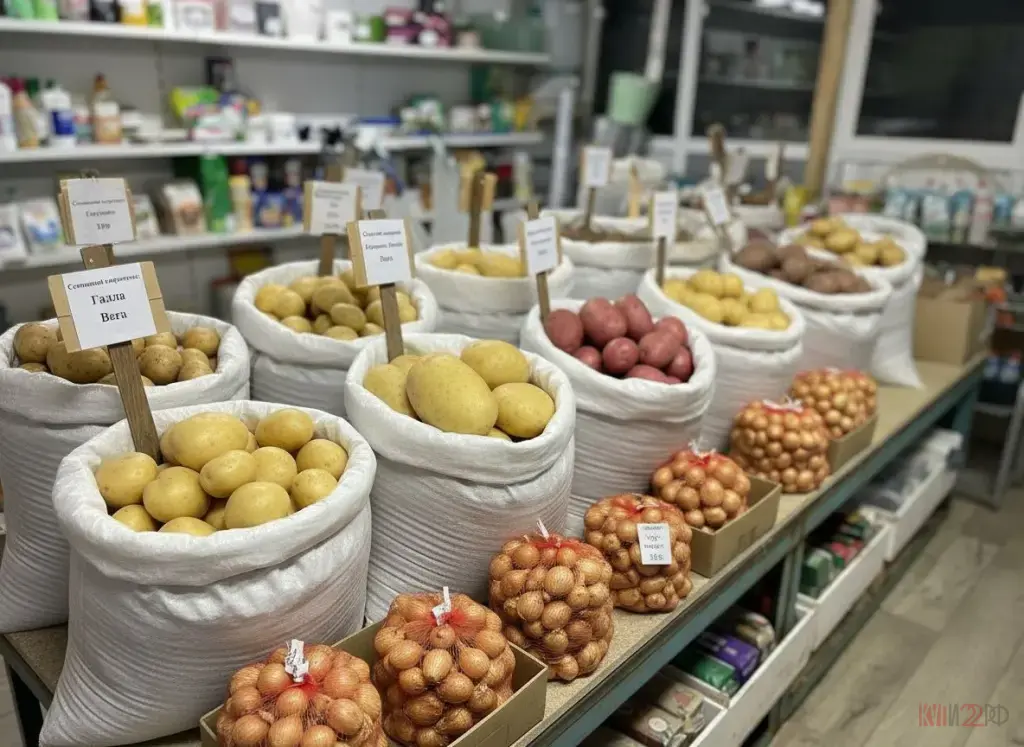 В продаже: семянной картофель, лук севок